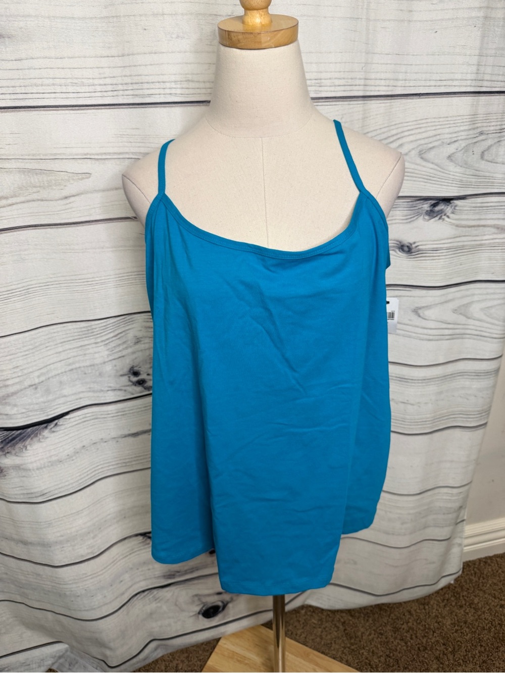 Lane Bryant Bright Teal Spaghetti Strap Camisole